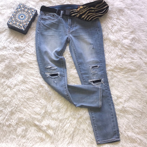 Jean Shop Destroyed Denim Jeans - Picture 4 of 16